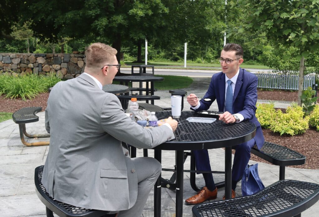 Taking a lunch break walk for busy adults over 40